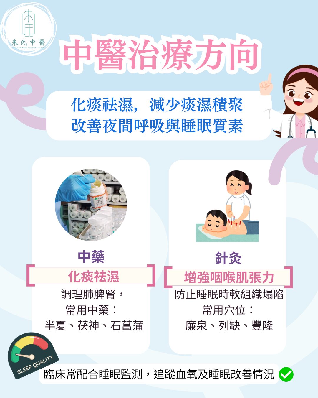 中醫治療睡眠窒息症方案