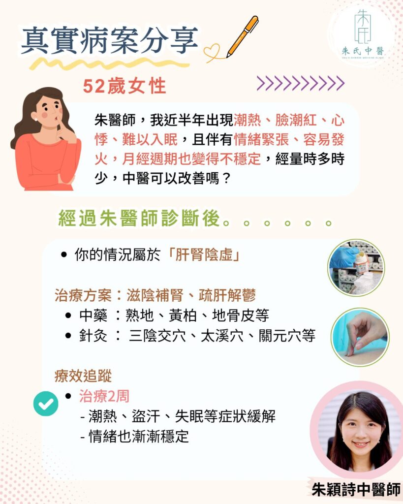 更年期真實病案分享