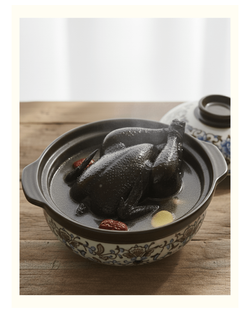 養陰護膚烏雞湯